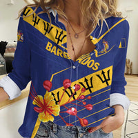 Personalized Barbados Women Casual Shirt Pride and Industry - Wonder Print Shop