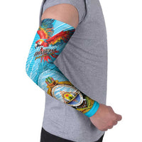 Honduras Independence Day 1821 Arm Sleeves Libre Soberana e Independiente - Wonder Print Shop