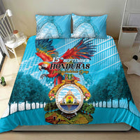 Honduras Independence Day 1821 Bedding Set Libre Soberana e Independiente - Wonder Print Shop