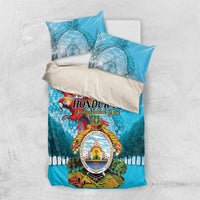 Honduras Independence Day 1821 Bedding Set Libre Soberana e Independiente - Wonder Print Shop