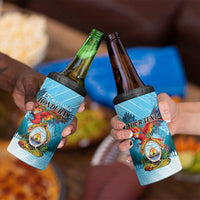 Personalized Honduras Independence Day 1821 4 in 1 Can Cooler Tumbler Libre Soberana e Independiente - Wonder Print Shop