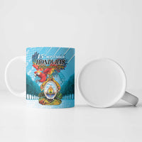 Personalized Honduras Independence Day 1821 Ceramic Mug Libre Soberana e Independiente - Wonder Print Shop