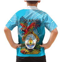 Personalized Honduras Independence Day 1821 Family Matching Mermaid Dress and Hawaiian Shirt Libre Soberana e Independiente - Wonder Print Shop