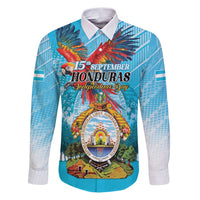 Personalized Honduras Independence Day 1821 Family Matching Puletasi and Hawaiian Shirt Libre Soberana e Independiente - Wonder Print Shop