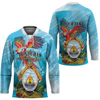 Personalized Honduras Independence Day 1821 Hockey Jersey Libre Soberana e Independiente - Wonder Print Shop