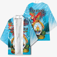 Personalized Honduras Independence Day 1821 Kimono Libre Soberana e Independiente - Wonder Print Shop