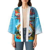 Personalized Honduras Independence Day 1821 Kimono Libre Soberana e Independiente - Wonder Print Shop