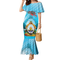 Personalized Honduras Independence Day 1821 Mermaid Dress Libre Soberana e Independiente - Wonder Print Shop