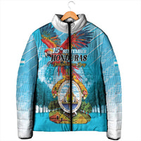 Personalized Honduras Independence Day 1821 Padded Jacket Libre Soberana e Independiente - Wonder Print Shop