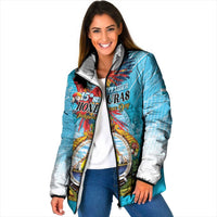 Personalized Honduras Independence Day 1821 Padded Jacket Libre Soberana e Independiente - Wonder Print Shop