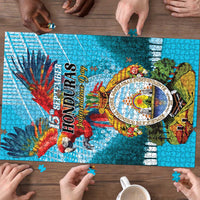 Honduras Independence Day 1821 Puzzle Libre Soberana e Independiente - Wonder Print Shop