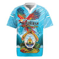 Personalized Honduras Independence Day 1821 Rugby Jersey Libre Soberana e Independiente - Wonder Print Shop