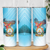 Personalized Honduras Independence Day 1821 Skinny Tumbler Libre Soberana e Independiente - Wonder Print Shop