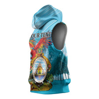 Personalized Honduras Independence Day 1821 Sleeveless Hoodie Libre Soberana e Independiente - Wonder Print Shop