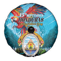 Honduras Independence Day 1821 Spare Tire Cover Libre Soberana e Independiente - Wonder Print Shop
