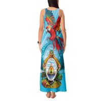 Personalized Honduras Independence Day 1821 Tank Maxi Dress Libre Soberana e Independiente - Wonder Print Shop