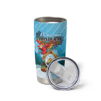 Personalized Honduras Independence Day 1821 Tumbler Cup Libre Soberana e Independiente - Wonder Print Shop