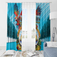 Honduras Independence Day 1821 Window Curtain Libre Soberana e Independiente - Wonder Print Shop