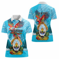 Personalized Honduras Independence Day 1821 Women Polo Shirt Libre Soberana e Independiente - Wonder Print Shop