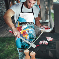 Honduras 1821 Apron Scarlet Macaw Sky Blue Color - Wonder Print Shop