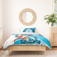 Honduras 1821 Bedding Set Scarlet Macaw Sky Blue Color - Wonder Print Shop