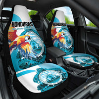 Honduras 1821 Car Seat Cover Scarlet Macaw Sky Blue Color - Wonder Print Shop