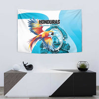 Honduras 1821 Tapestry Scarlet Macaw Sky Blue Color - Wonder Print Shop