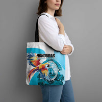 Honduras 1821 Tote Bag Scarlet Macaw Sky Blue Color - Wonder Print Shop