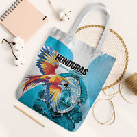Honduras 1821 Tote Bag Scarlet Macaw Sky Blue Color - Wonder Print Shop