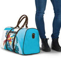 Honduras 1821 Travel Bag Scarlet Macaw Sky Blue Color - Wonder Print Shop