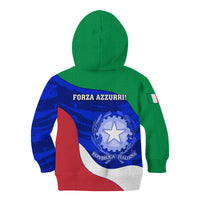 Italy Rugby Kid Hoodie Forza Azzurri 2023 World Cup - Wonder Print Shop