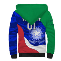 Custom Italy Rugby Sherpa Hoodie Forza Azzurri 2023 World Cup - Wonder Print Shop