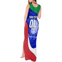 Custom Italy Rugby Tank Maxi Dress Forza Azzurri 2023 World Cup - Wonder Print Shop