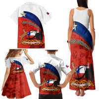 Chile Rugby Family Matching Tank Maxi Dress and Hawaiian Shirt The Condors Go 2023 World Cup - Wonder Print Shop
