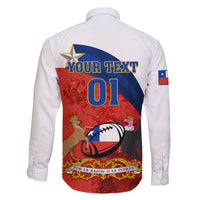 Custom Chile Rugby Family Matching Summer Maxi Dress and Hawaiian Shirt The Condors Go 2023 World Cup - Wonder Print Shop