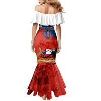 Custom Chile Rugby Mermaid Dress The Condors Go 2023 World Cup - Wonder Print Shop