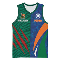 Custom Cricket India Vs Bangladesh Basketball Jersey Simple Style - Wonder Print Shop