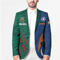 Custom Cricket India Vs Bangladesh Blazer Simple Style - Wonder Print Shop