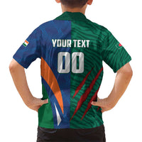 Custom Cricket India Vs Bangladesh Kid Hawaiian Shirt Simple Style - Wonder Print Shop