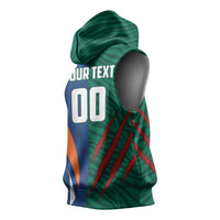 Custom Cricket India Vs Bangladesh Sleeveless Hoodie Simple Style - Wonder Print Shop