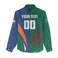 Custom Cricket India Vs Bangladesh Women Casual Shirt Simple Style - Wonder Print Shop