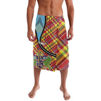 Saint Lucia Creole Day Lavalava Madras Pattern Zipper Stylized - Wonder Print Shop