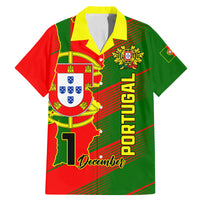 Personalised Portugal Independence Day Family Matching Mermaid Dress and Hawaiian Shirt Portuguesa Map Flag Style - Wonder Print Shop