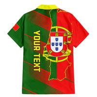 Personalised Portugal Independence Day Family Matching Mermaid Dress and Hawaiian Shirt Portuguesa Map Flag Style - Wonder Print Shop