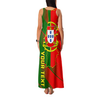 Personalised Portugal Independence Day Family Matching Tank Maxi Dress and Hawaiian Shirt Portuguesa Map Flag Style - Wonder Print Shop