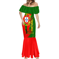 Personalised Portugal Independence Day Mermaid Dress Portuguesa Map Flag Style - Wonder Print Shop