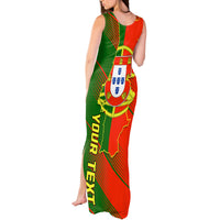 Personalised Portugal Independence Day Tank Maxi Dress Portuguesa Map Flag Style - Wonder Print Shop