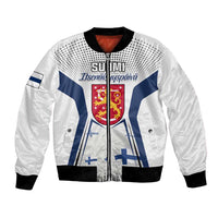 Personalised Finland Independence Day Bomber Jacket Suomi Coat Of Arms Special Version LT01
