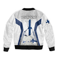 Personalised Finland Independence Day Bomber Jacket Suomi Coat Of Arms Special Version LT01