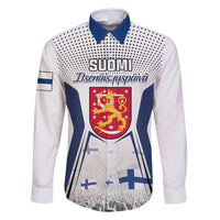 Personalised Finland Independence Day Family Matching Long Sleeve Bodycon Dress and Hawaiian Shirt Suomi Coat Of Arms Special Version LT01